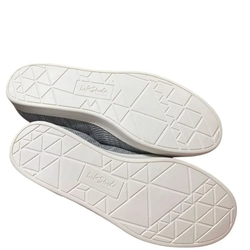 LifeStride Women's Esme 2 Slip On Sneakers Size 11 Gray